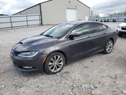 Chrysler 200 salvage cars for sale: 2015 Chrysler 200 S