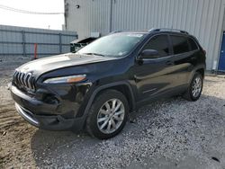 Salvage cars for sale from Copart Jacksonville, FL: 2017 Jeep Cherokee Limited