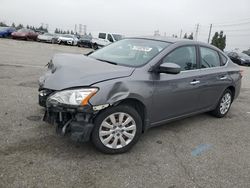 Salvage cars for sale from Copart Rancho Cucamonga, CA: 2015 Nissan Sentra S