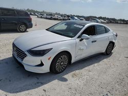 Salvage cars for sale from Copart Arcadia, FL: 2022 Hyundai Sonata Hybrid
