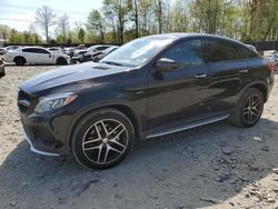 Salvage cars for sale at Waldorf, MD auction: 2016 Mercedes-Benz GLE Coupe 450 4matic