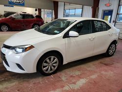 Salvage cars for sale from Copart Angola, NY: 2016 Toyota Corolla L