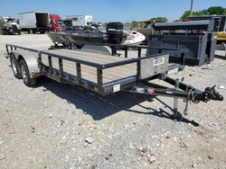 Salvage trucks for sale at Grand Prairie, TX auction: 2020 PJ Trailer