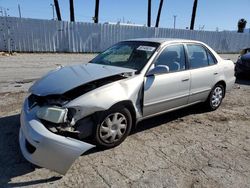 Salvage cars for sale from Copart Van Nuys, CA: 2001 Toyota Corolla CE