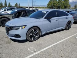 Salvage cars for sale from Copart Rancho Cucamonga, CA: 2022 Honda Accord Sport