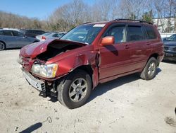 Salvage cars for sale from Copart North Billerica, MA: 2003 Toyota Highlander
