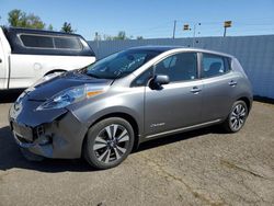 Salvage cars for sale at Portland, OR auction: 2016 Nissan Leaf SV