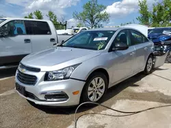 Chevrolet salvage cars for sale: 2016 Chevrolet Cruze Limited LS