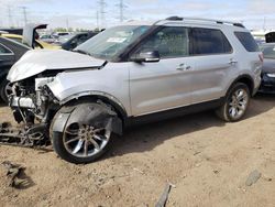 Salvage cars for sale at Elgin, IL auction: 2015 Ford Explorer XLT
