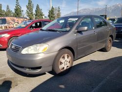 Salvage cars for sale from Copart Rancho Cucamonga, CA: 2005 Toyota Corolla CE