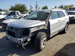 Salvage cars for sale at Woodburn, OR auction: 2014 Ford Explorer Limited