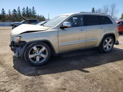 Salvage cars for sale at Bowmanville, ON auction: 2011 Jeep Grand Cherokee Overland