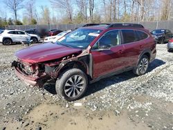 Salvage cars for sale from Copart Waldorf, MD: 2024 Subaru Outback Limited