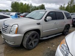 Salvage cars for sale from Copart Arlington, WA: 2007 Cadillac Escalade Luxury