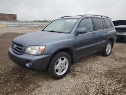 Salvage cars for sale at Kansas City, KS auction: 2006 Toyota Highlander Limited