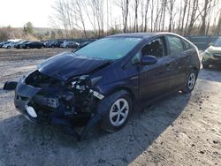Salvage cars for sale from Copart Candia, NH: 2015 Toyota Prius