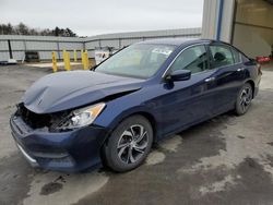 Salvage cars for sale at Windham, ME auction: 2016 Honda Accord LX