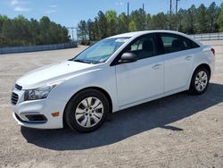 Salvage cars for sale from Copart Charles City, VA: 2016 Chevrolet Cruze Limited LS