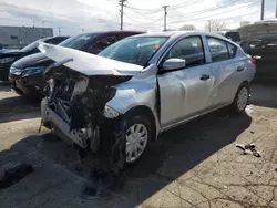 Salvage cars for sale at Chicago Heights, IL auction: 2016 Nissan Versa S