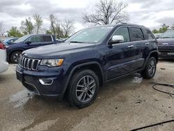 Jeep salvage cars for sale: 2017 Jeep Grand Cherokee Limited