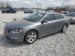 Salvage cars for sale at Barberton, OH auction: 2015 Volkswagen Passat S