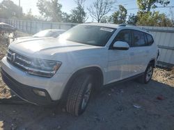 Salvage cars for sale from Copart Riverview, FL: 2018 Volkswagen Atlas SE