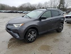 Salvage cars for sale at North Billerica, MA auction: 2016 Toyota Rav4 LE