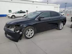 Salvage cars for sale at Farr West, UT auction: 2015 Chrysler 200 Limited