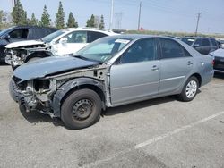 Salvage cars for sale from Copart Rancho Cucamonga, CA: 2005 Toyota Camry LE