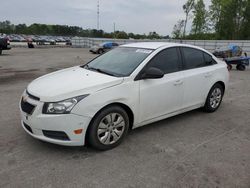 Vehiculos salvage en venta de Copart Dunn, NC: 2013 Chevrolet Cruze LS