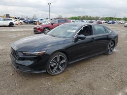 Salvage cars for sale at Indianapolis, IN auction: 2023 Honda Accord Hybrid Sport