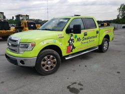 Salvage cars for sale at Dunn, NC auction: 2014 Ford F150 Supercrew