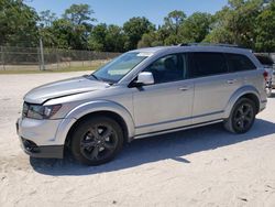 Salvage cars for sale from Copart Fort Pierce, FL: 2020 Dodge Journey Crossroad