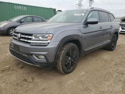 Salvage cars for sale at Elgin, IL auction: 2019 Volkswagen Atlas SEL