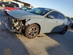 Salvage cars for sale at Grand Prairie, TX auction: 2024 Nissan Sentra SV