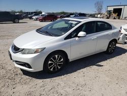 Salvage cars for sale from Copart Kansas City, KS: 2013 Honda Civic EXL