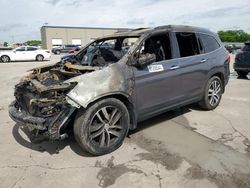 Salvage cars for sale at Wilmer, TX auction: 2018 Honda Pilot Touring