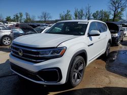 Salvage cars for sale at Bridgeton, MO auction: 2021 Volkswagen Atlas SE