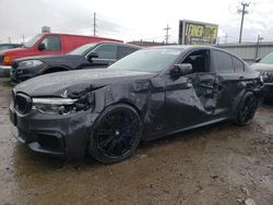 Salvage cars for sale at Chicago Heights, IL auction: 2018 BMW M550XI
