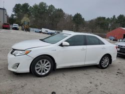 Salvage cars for sale at Mendon, MA auction: 2012 Toyota Camry Hybrid