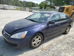 Salvage cars for sale from Copart Fairburn, GA: 2006 Honda Accord EX