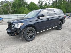Salvage cars for sale from Copart Greenwell Springs, LA: 2021 Ford Expedition Max Limited