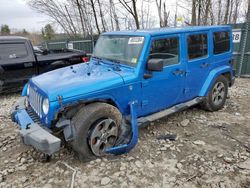 Jeep salvage cars for sale: 2016 Jeep Wrangler Unlimited Sahara