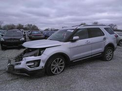 Ford Explorer Limited salvage cars for sale: 2017 Ford Explorer Limited