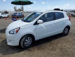 Salvage cars for sale at San Diego, CA auction: 2015 Mitsubishi Mirage DE