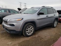 Salvage cars for sale from Copart Elgin, IL: 2016 Jeep Cherokee Sport