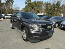 Salvage cars for sale at North Billerica, MA auction: 2015 Chevrolet Tahoe K1500 LT