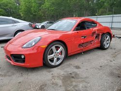 Salvage cars for sale from Copart Austell, GA: 2016 Porsche Cayman S