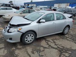 Salvage cars for sale at Woodhaven, MI auction: 2010 Toyota Corolla Base