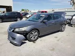 Salvage cars for sale from Copart Kansas City, KS: 2014 Honda Accord LX